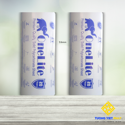 Tấm Poly đặc OneLite 2.6mm 