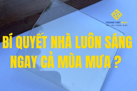 BÍ QUYẾT GIỮ KHÔNG GIAN LUÔN SÁNG TỰ NHIÊN QUANH NĂM 