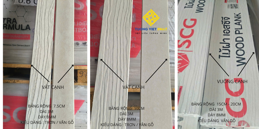 CÁC BẢNG RỘNG THÔNG DỤNG